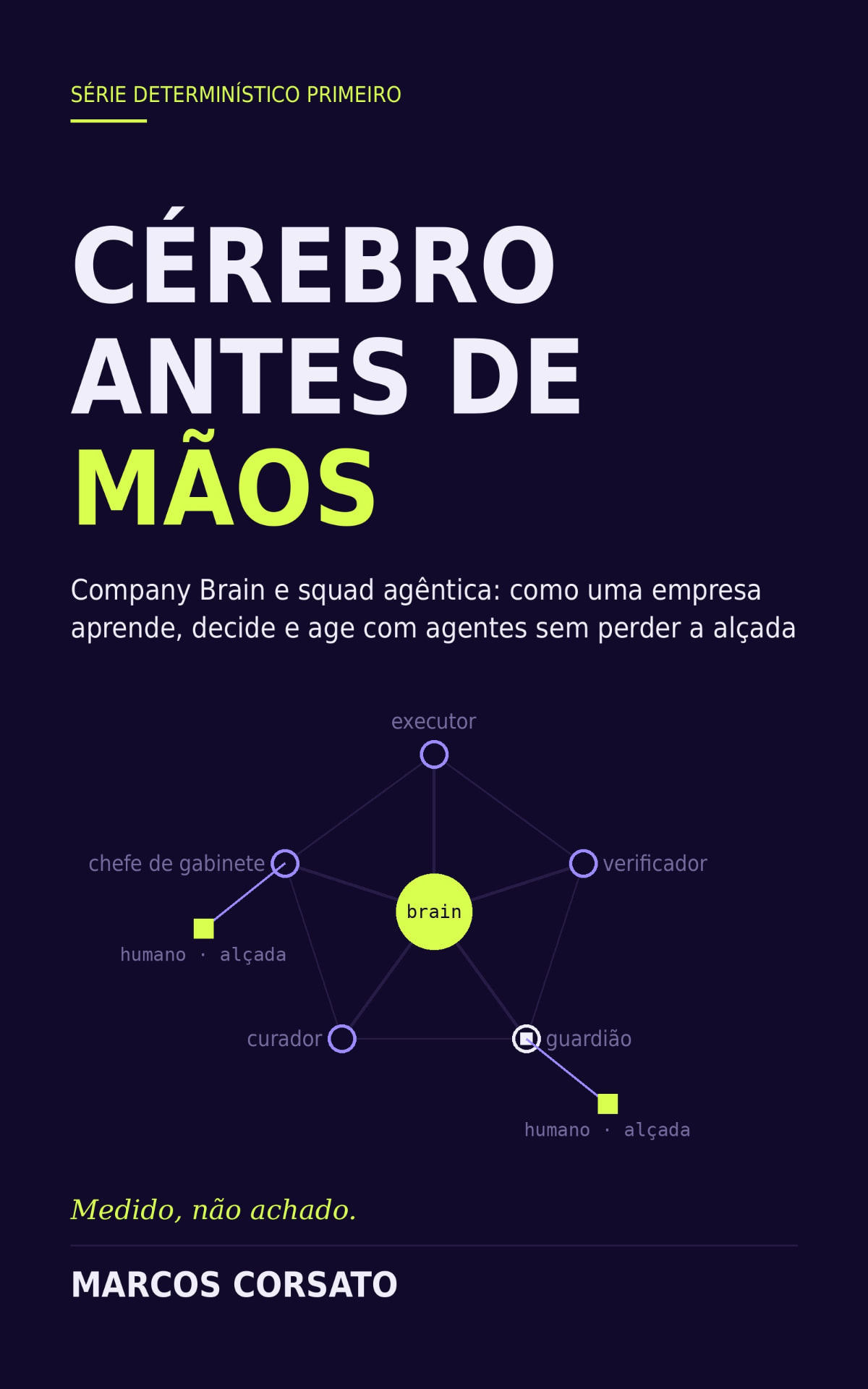 Capa do livro Cérebro Antes de Mãos